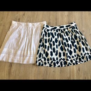 2 Ann Taylor cotton skirts! Summer perfect -sz 6